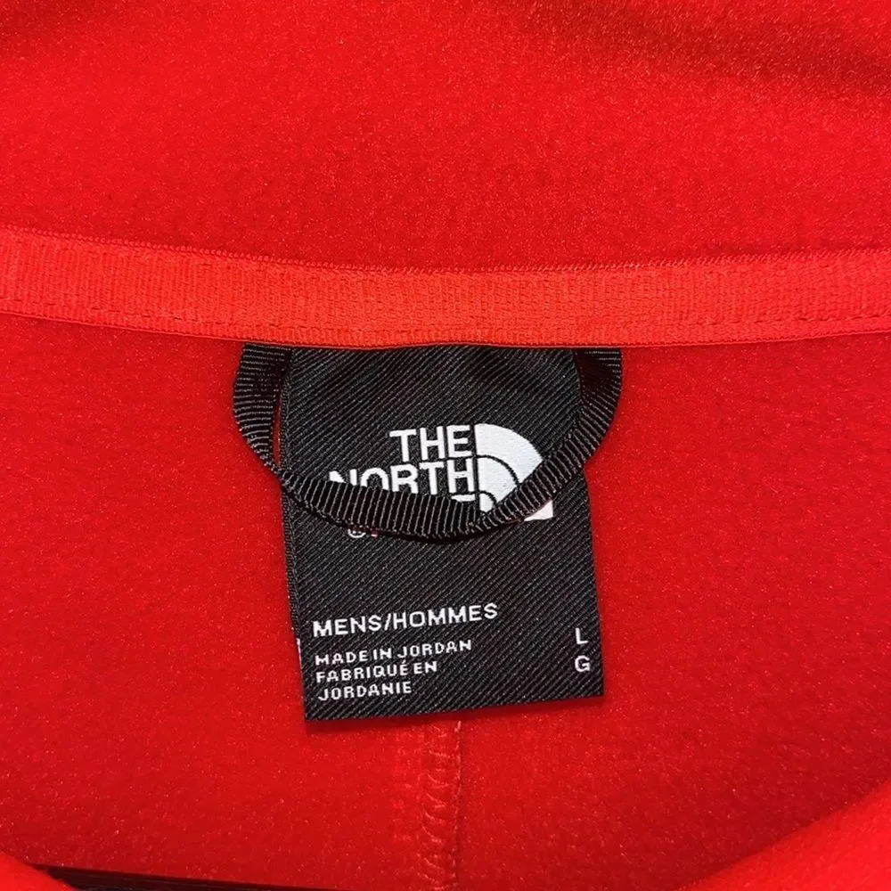 New The North Face Canyonlands Hi Alt Fleece Pullover Sweatshirt Fiery Red L NWT